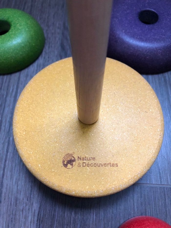 Jeux anneaux à empiler Nature et Découvertes - photo numéro 2