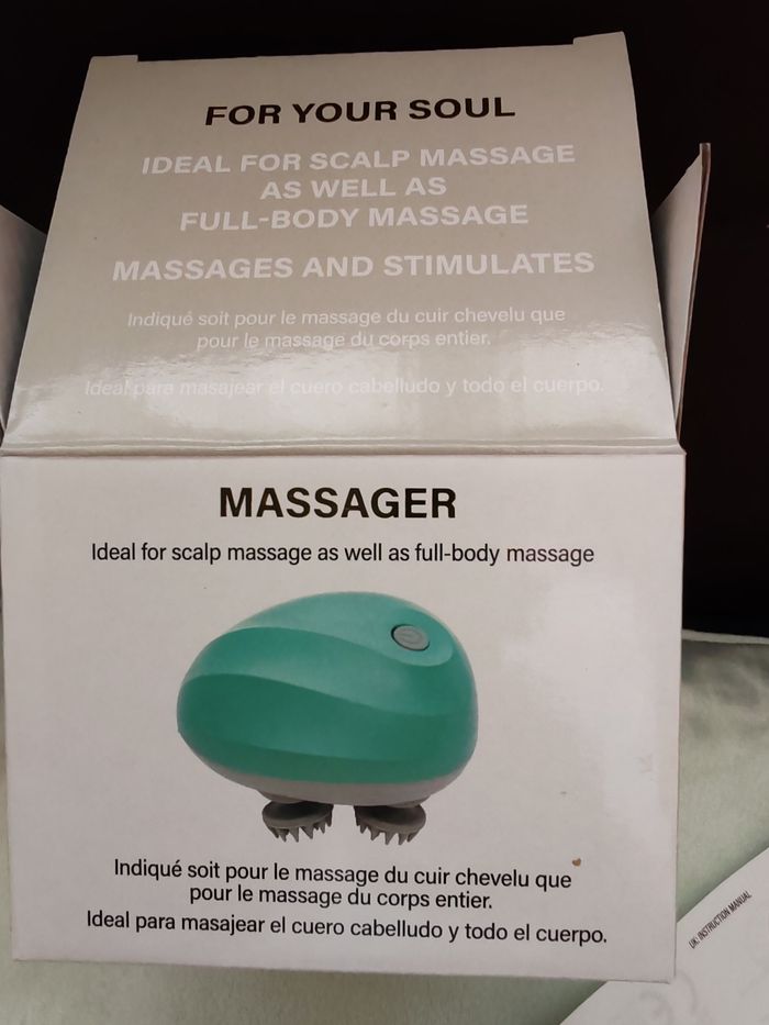 Appareil massage cuir chevelu