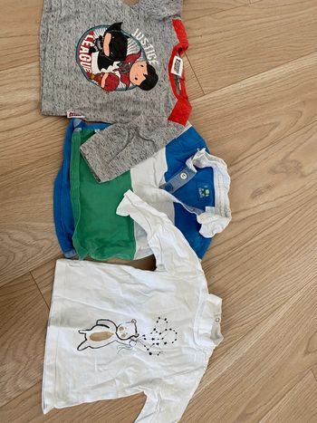 Lot de 3 t-shirts manches longues 12 mois obaibi