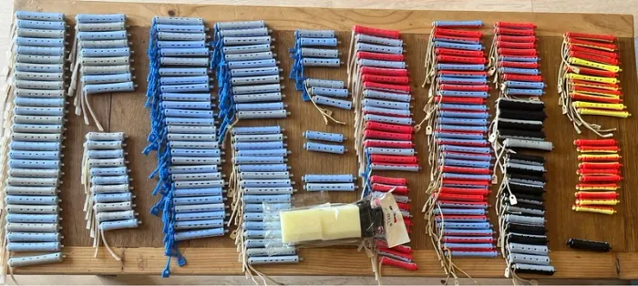 Lot de bigoudis permanente + éponges neutralisantes - photo numéro 2