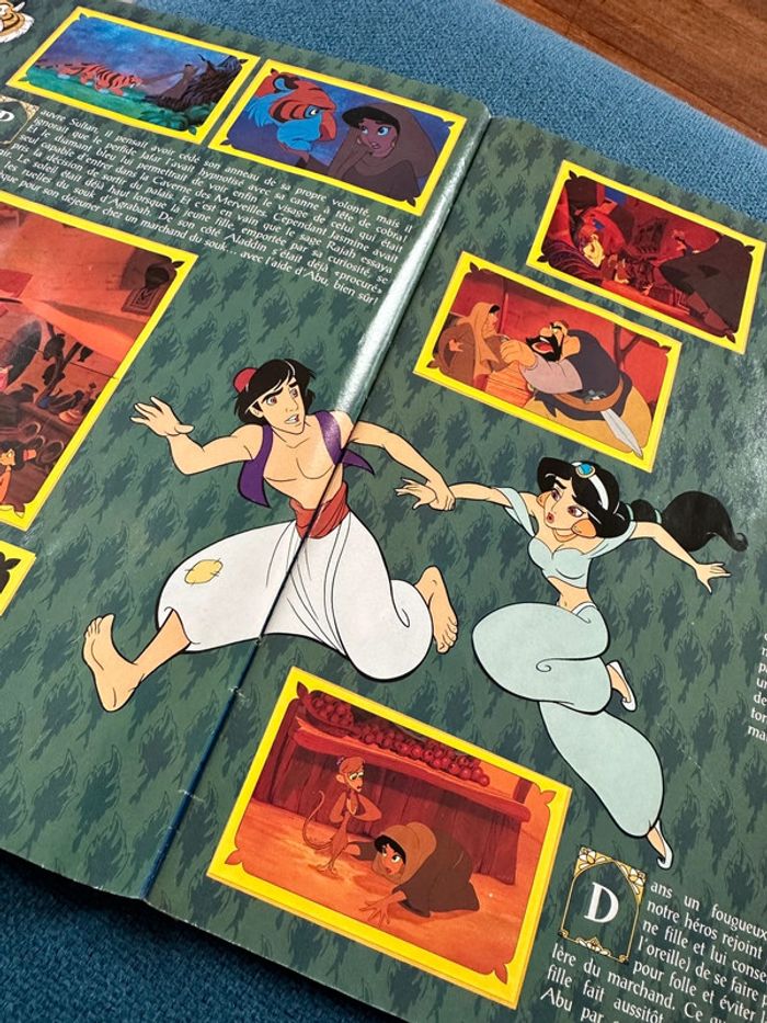 Album Panini images complet Disney Aladdin lampe magique Jasmine stickers autocollants - photo numéro 4