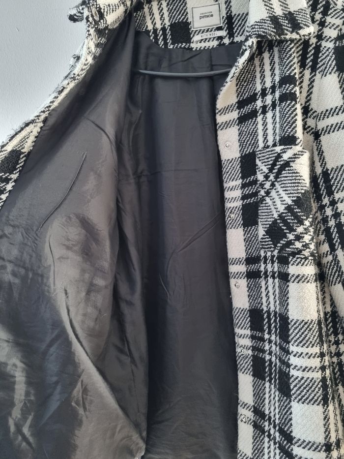 Manteau léger a carreaux - photo numéro 3