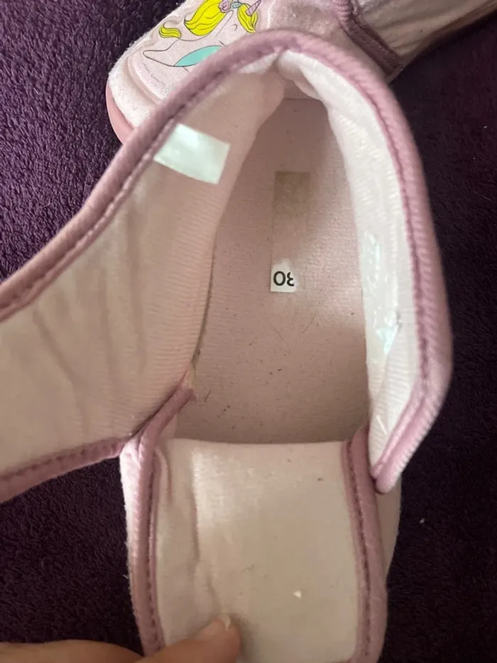 Chaussons licorne pointure 30 - photo numéro 6