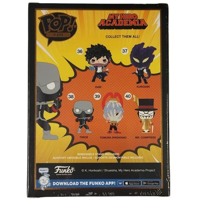 MY HERO ACADEMIA - Pop Large Enamel Pin N° 38 - Twice - photo numéro 2