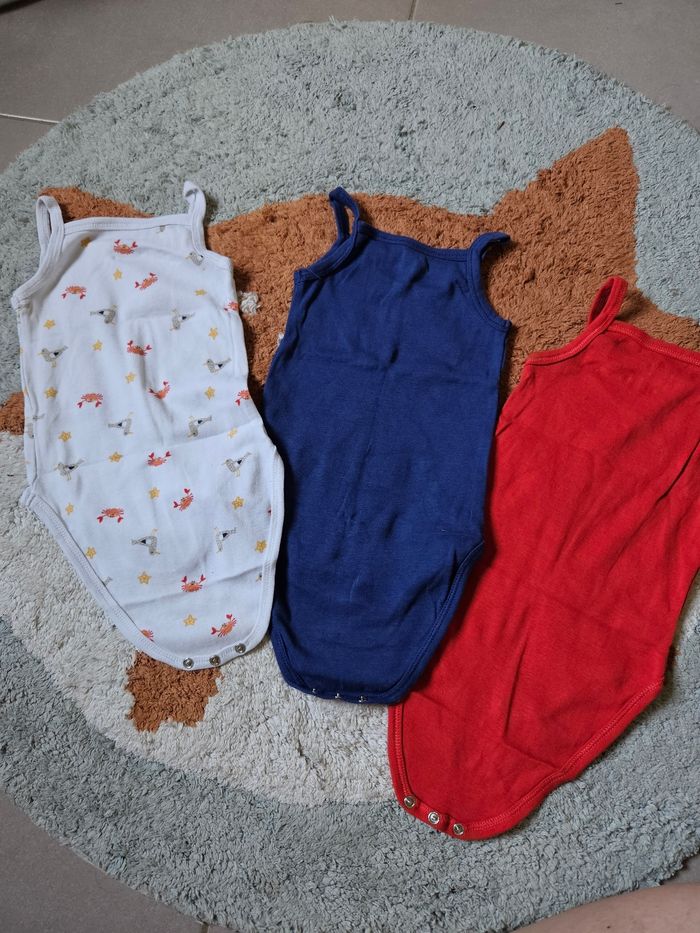 Lot de 3 bodies bretelles- 24 mois - photo numéro 5