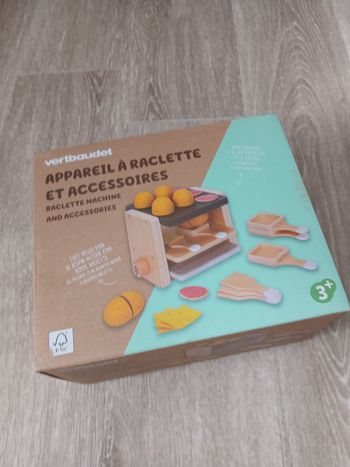 Jouet raclette vertbaudet en bois