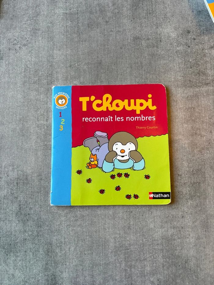 Livre, T’choupi reconnaît les nombres