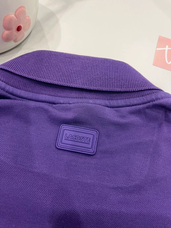 Polo Lacoste violet - photo numéro 7