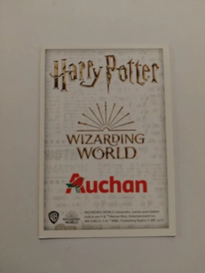 🃏 Carte Harry Potter (Auchan) - Wizarding World - Seamus Finnigan 87/90 - photo numéro 2