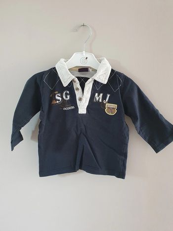 Polo manches longues sergent major 9 mois