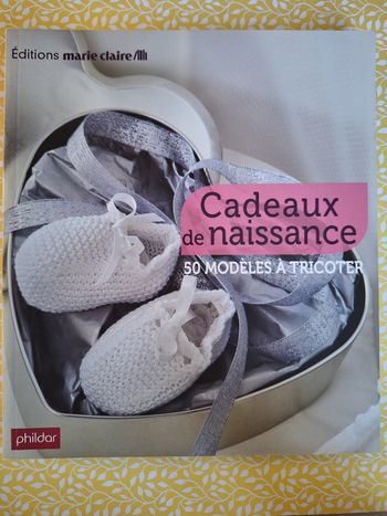 Livre tricot bébé 50 modèles Phildar