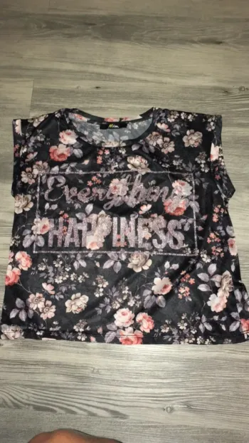 T-shirt fleuri
