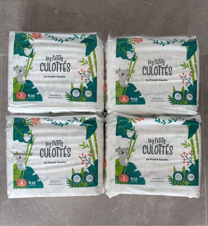 Couches les petits culottés taille 2