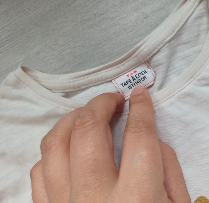 🌸 Blouse longue manche avec dessin 10 ans 🌸 - photo numéro 5