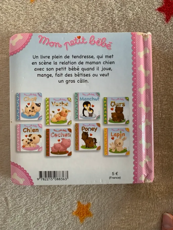 Mon Petit Bébé Chien – Livre cartonné Fleurus – Dès 1 an - photo numéro 3