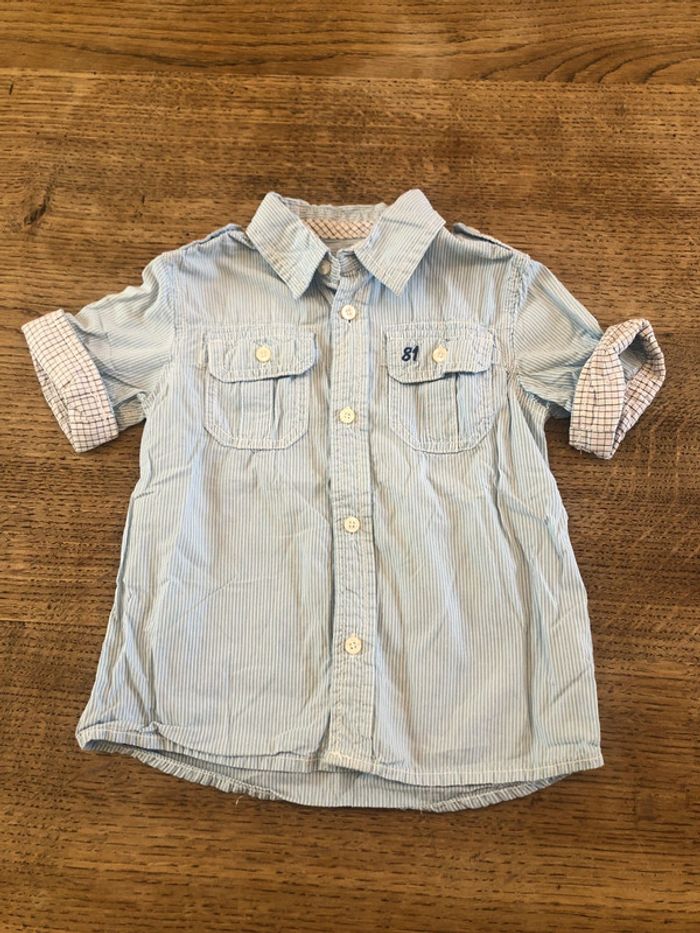 Chemise manches courtes 2 ans