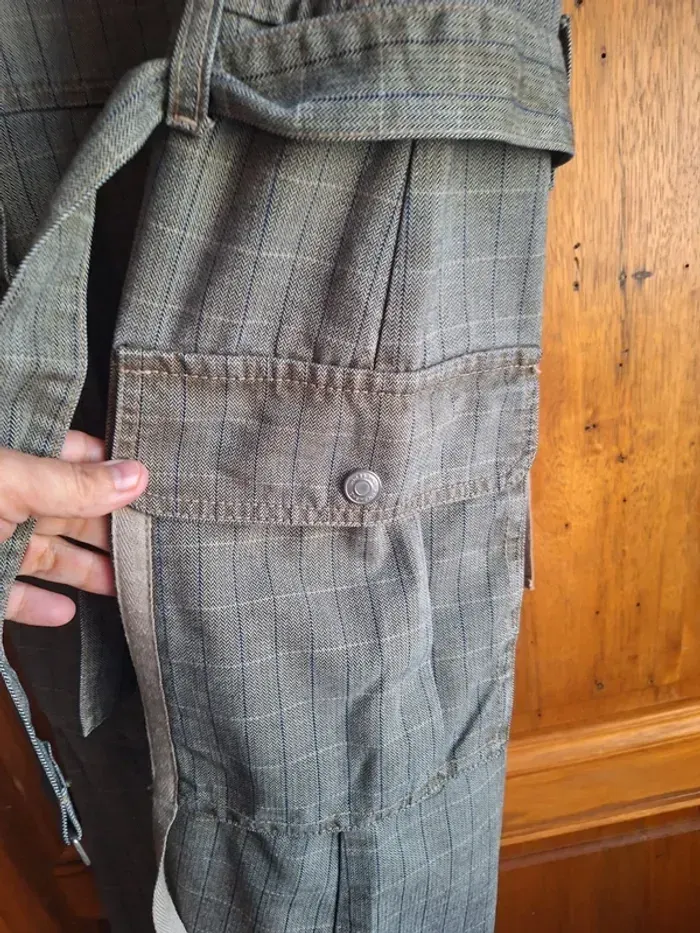 Robe chasuble à carreaux marque Cheyenne - photo numéro 5