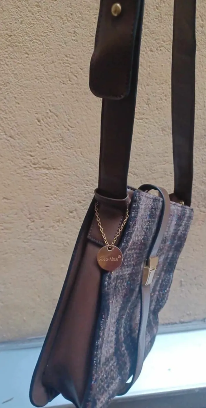 Sac bandoulliere alex max en tweed - photo numéro 7