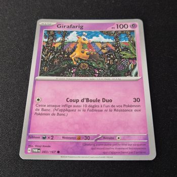 Carte Pokemon : Girafarig - Mascarade Crépusculaire