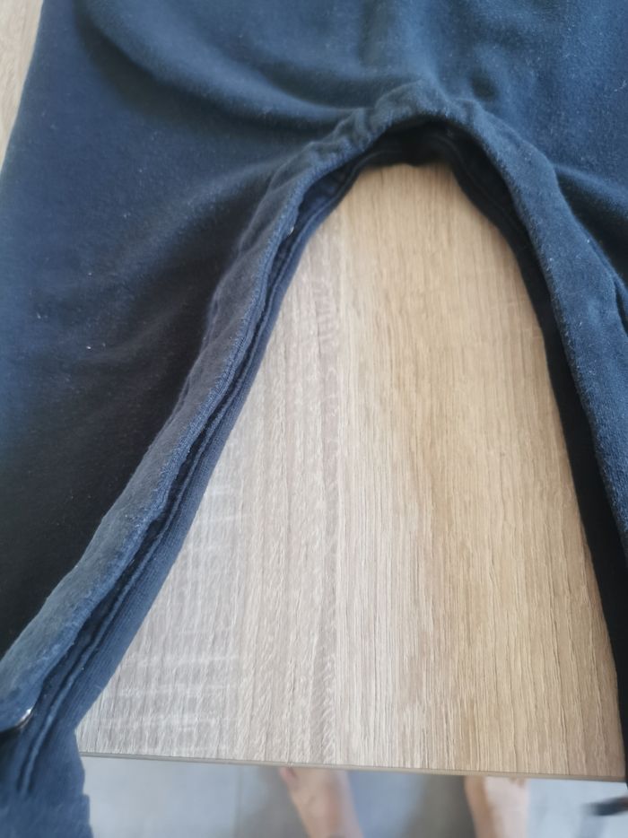 Combinaison noire bébé garçon 36mois tape à l'œil tbe - photo numéro 3