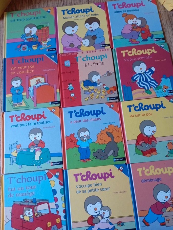 T'choupi x 12 Thierry Courtin édition Nathan