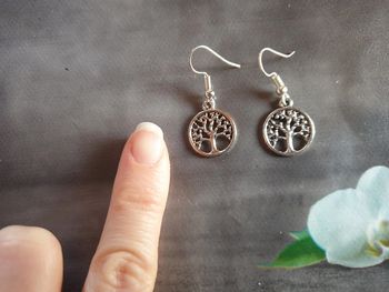 Magnifiques BO neuves arbres de vie fait main crochets hypoallergéniques