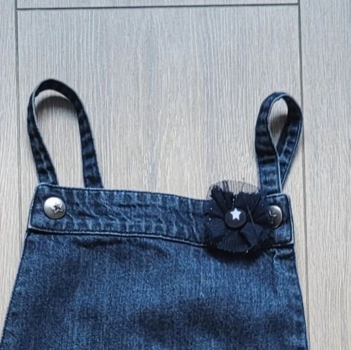 Magnifique robe bi matière bleu marine. Fille 8 ans. Marque Orchestra - photo numéro 4