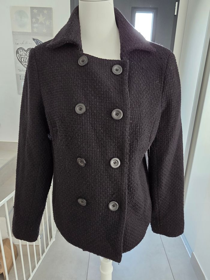 Manteau femme noir taille 44
