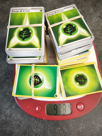 Pokémon lot cartes énergie