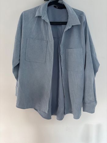 Chemise veste en velours Zara