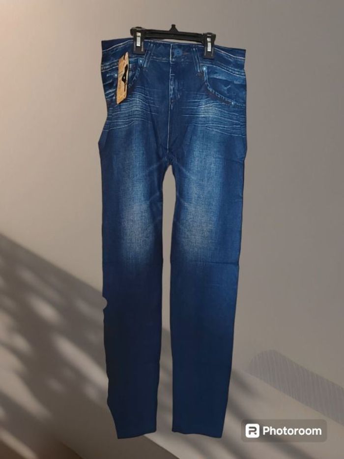 Legging effet jeans