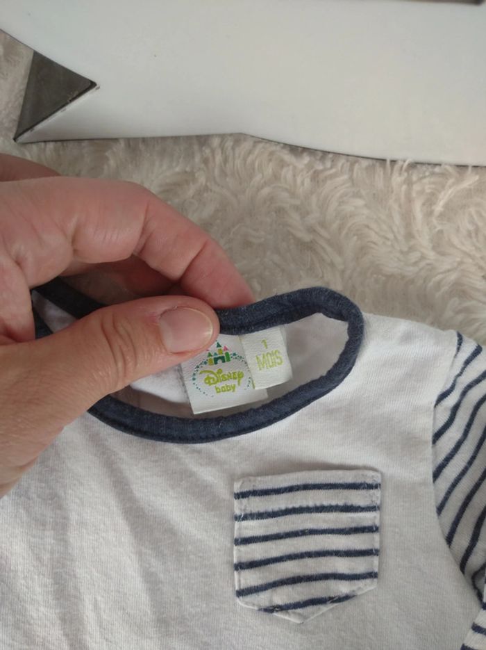 Pyjama grenouillère été léger Mixte 1 mois Némo Dory Disney Baby 100% coton - photo numéro 6