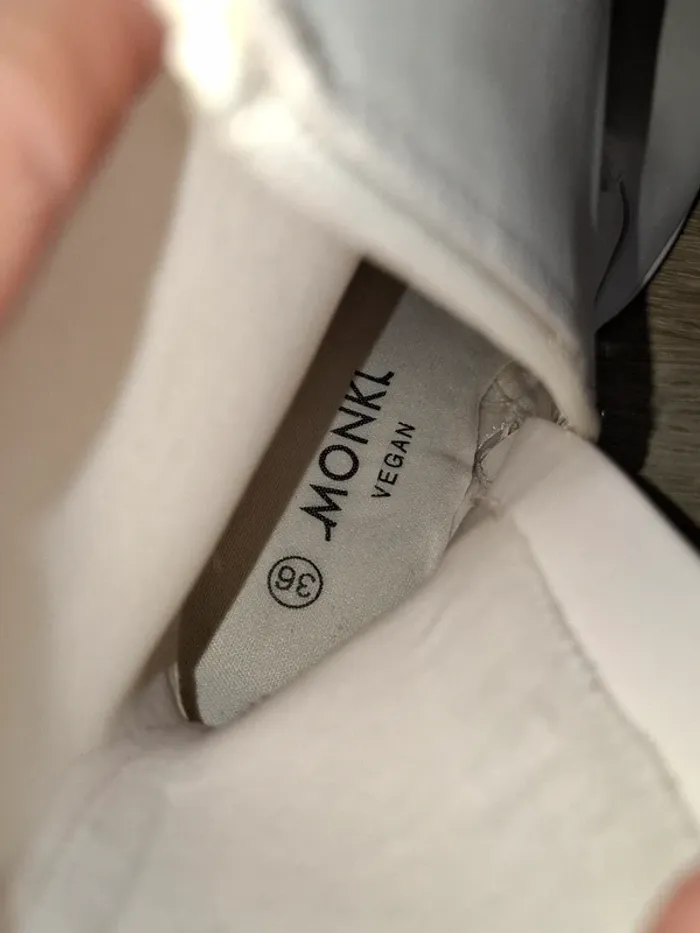 Bottines blanches Monki - photo numéro 4