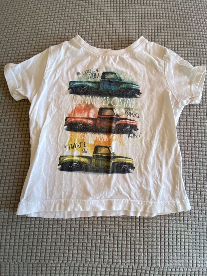 T-shirt voiture bébé garçon 24 mois