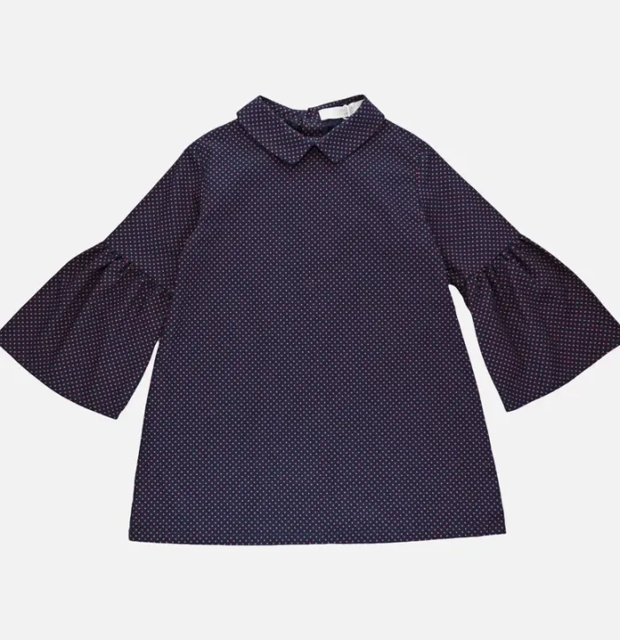 Laranjinha Robe à manches longues 24 mois en coton