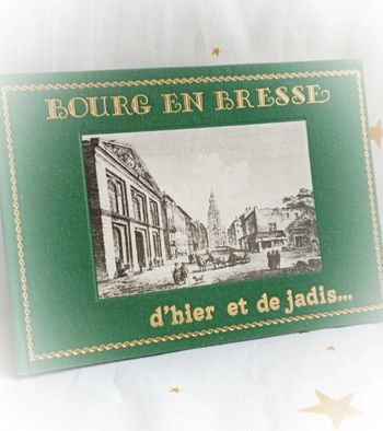 Livre Book souvenir mémoire histoire historique bourg Bresse d'hier jadis vert rigide 1979 Clément