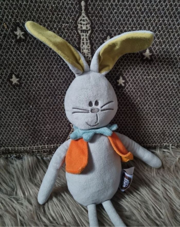 Doudou lapin gris 🐰 - photo numéro 2