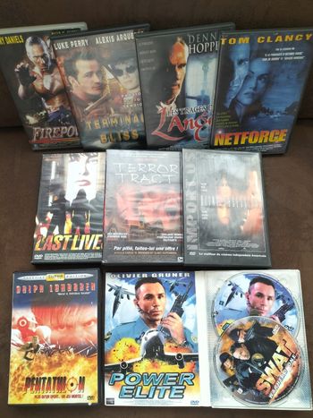 Lot de 10 dvd divers