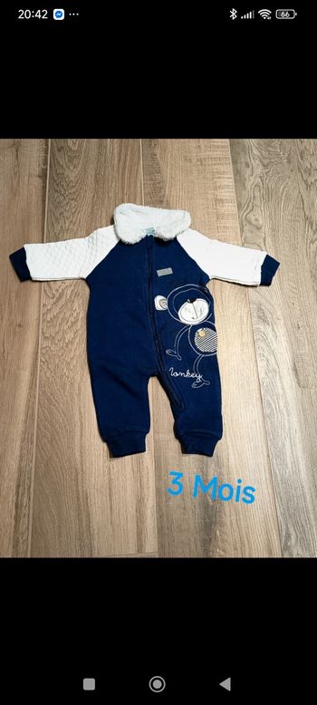 Combinaison chaude 3 mois