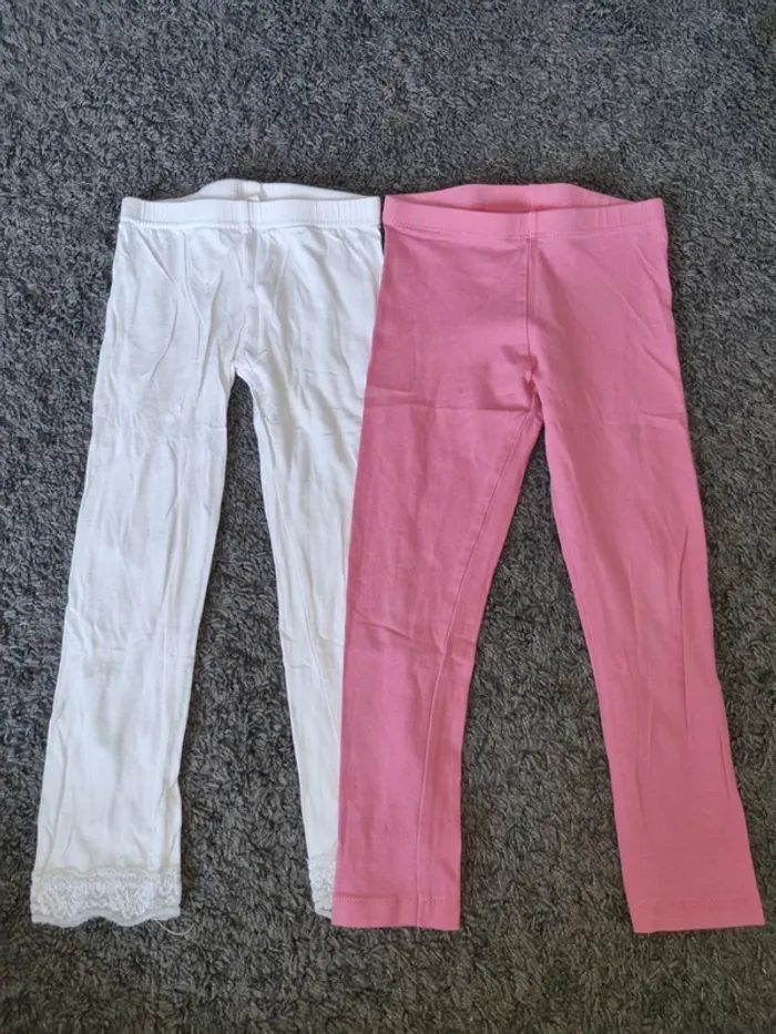 Lot de 5 leggings 3 courts et 2 longs 4 ans - photo numéro 3