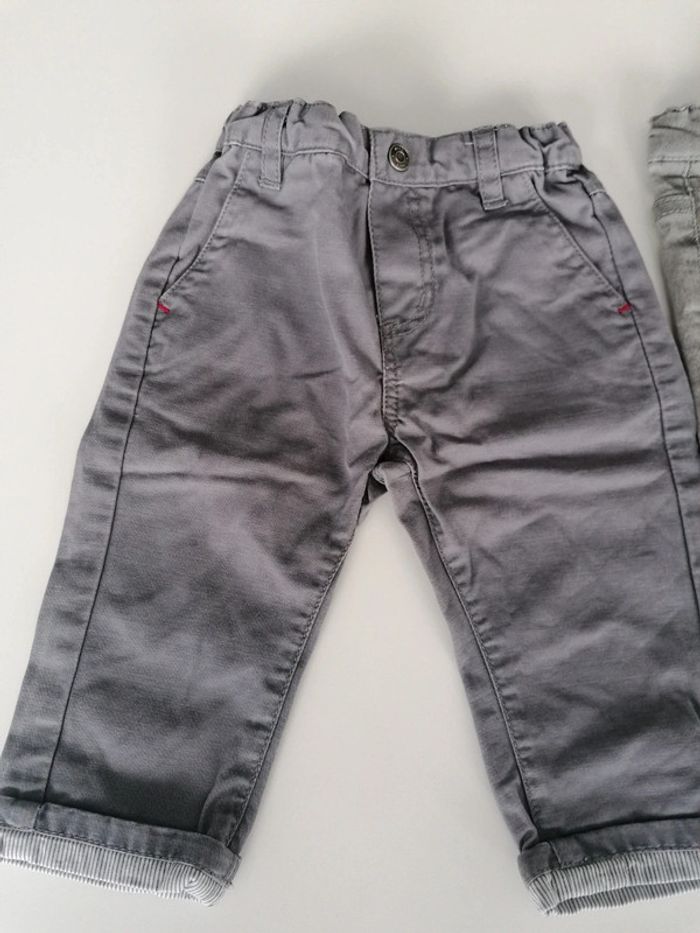 Lot 3 pantalons T 6 mois garçon 👶 - photo numéro 3