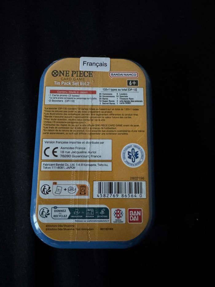 Mini tins Sabo One pièce OP13 - photo numéro 2