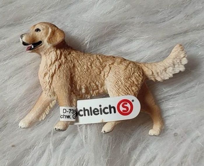 Figurine miniature Golden retriever chiens chasse collection jouet