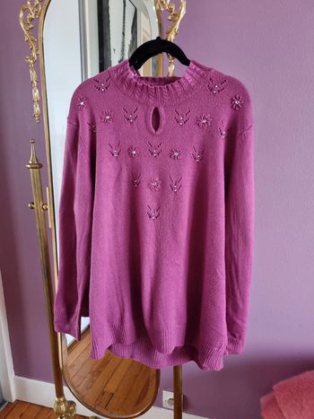 Pull rose fushia vintage