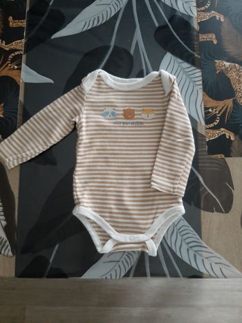 Body manche longue garçon 3 mois