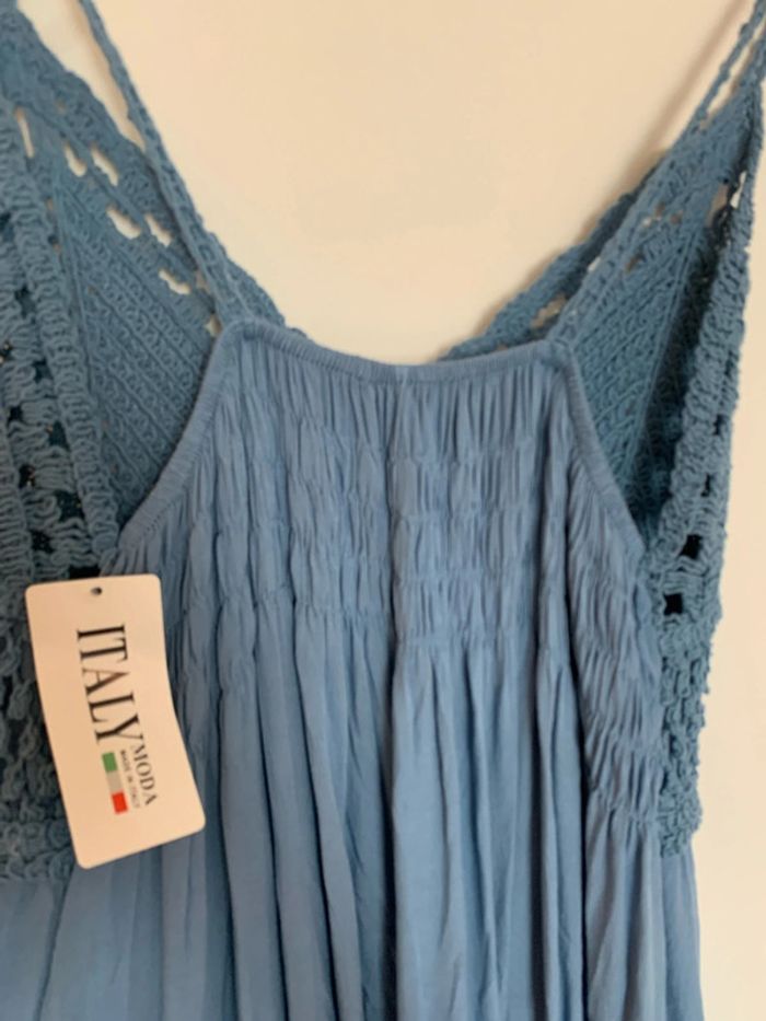 Robe crochet bleu 38 - photo numéro 6