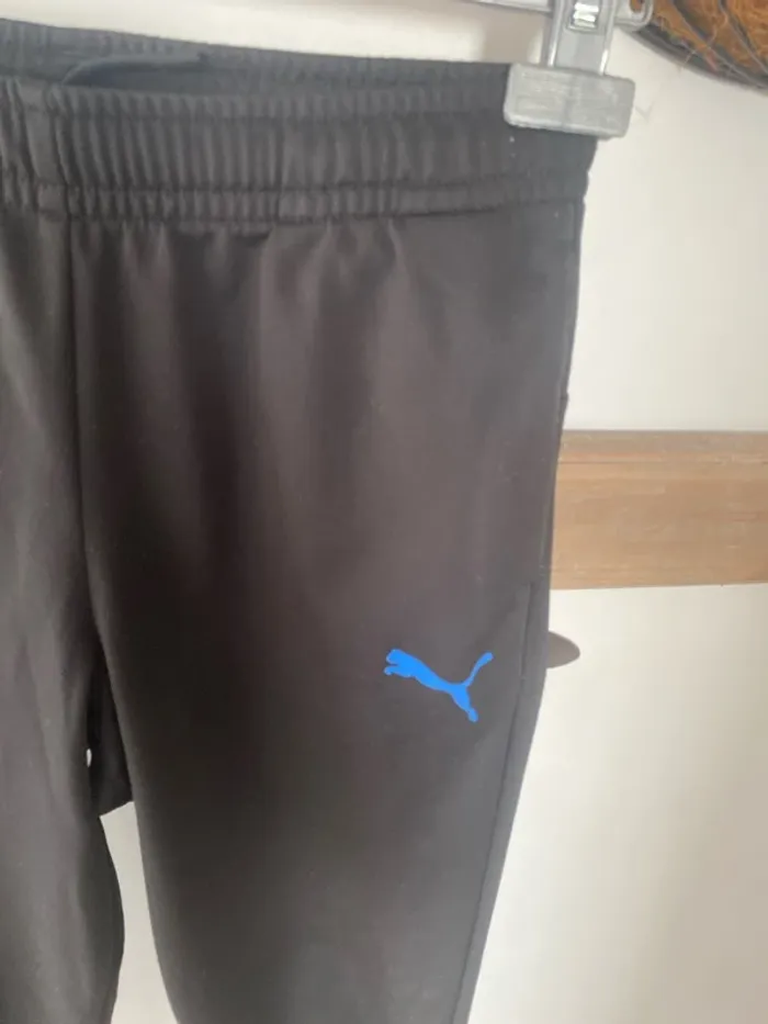 Pantalon de survêtement noir Puma Taille 13-14ans - photo numéro 2