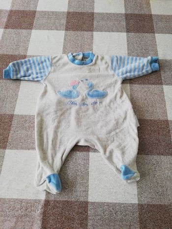 Pijama cygnes 3 mois