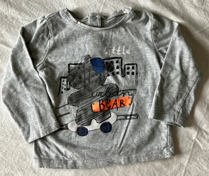 Lot de 5 t-shirt manches longues - photo numéro 3