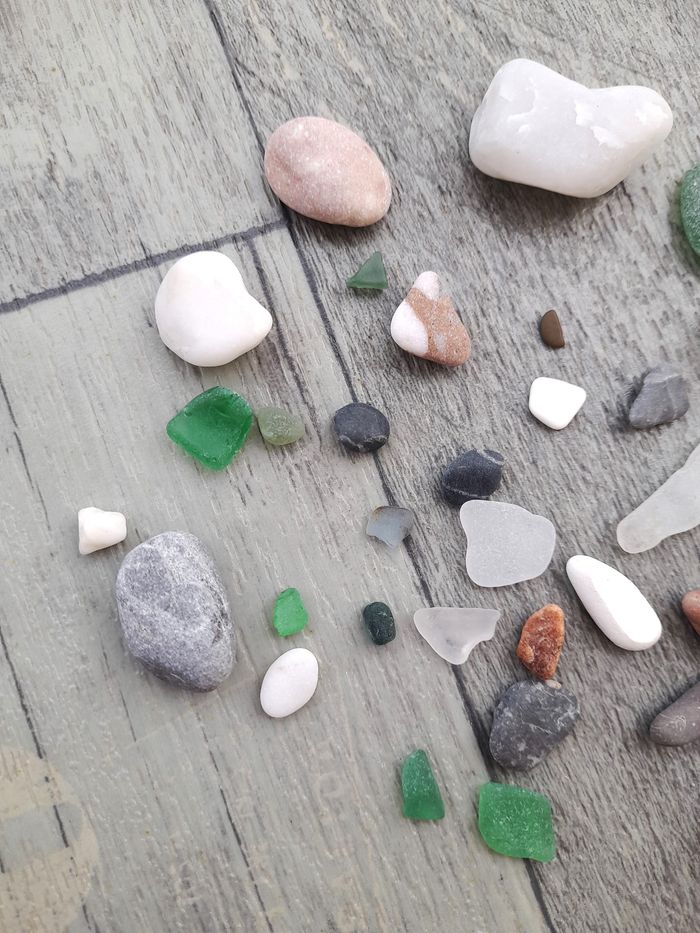 Lot de 36 petites pierres naturelles - photo numéro 2